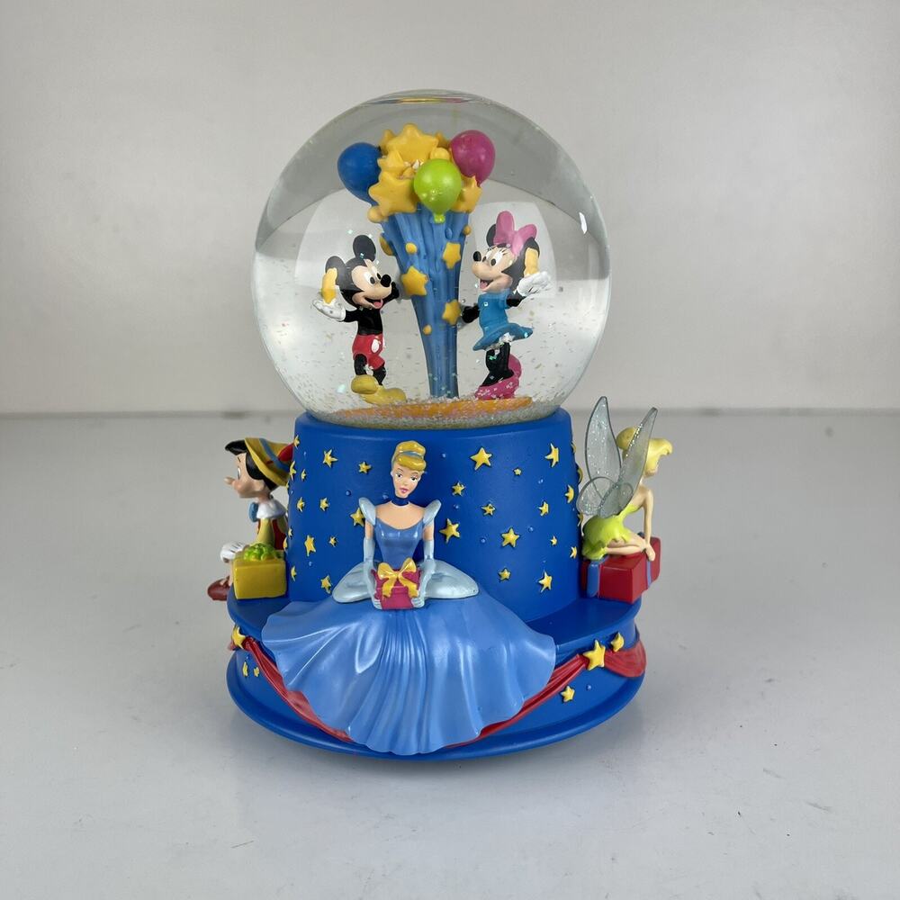 Hallmark Walt Disney Musical 100th Birthday Water Globe Limited Edition